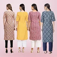 Women Stylish Crepe Printed Straight Kurta-thumb1