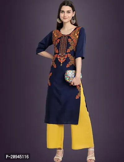 Fancy Crepe Kurti for Women-thumb0