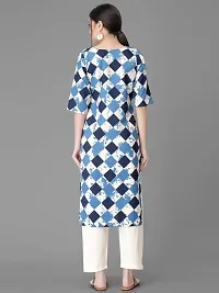 Stylish Crepe Printed Straight Kurta With Pant Set For Women-thumb2