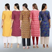 Women Stylish Crepe Printed Staright Kurta-thumb1