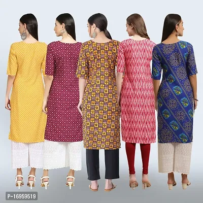 Women Stylish Crepe Printed Staright Kurta-thumb2