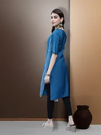 Stylish Fancy Designer American Crepe Kurta For Women-thumb2