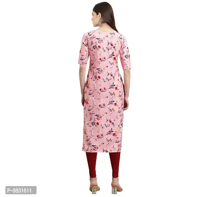 Women Crepe Digital Printed Straight Kurti  Pack of 6-thumb4