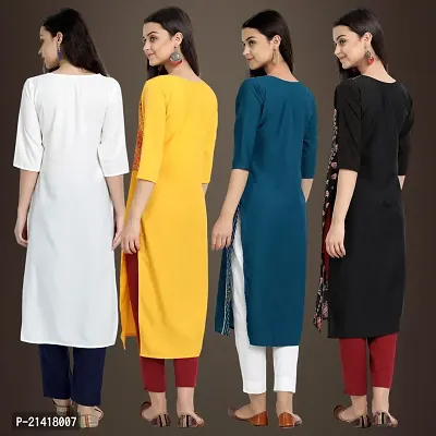 Fancy Crepe Kurtis for Women Pack Of 4-thumb2