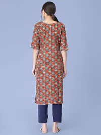 Amazing Crepe Printed Kurta Set For Women-thumb1