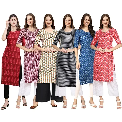 Stylish Crepe Stitched Kurta For Women Pack of