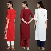 Fancy Crepe Kurtis for Women Pack Of 3-thumb1