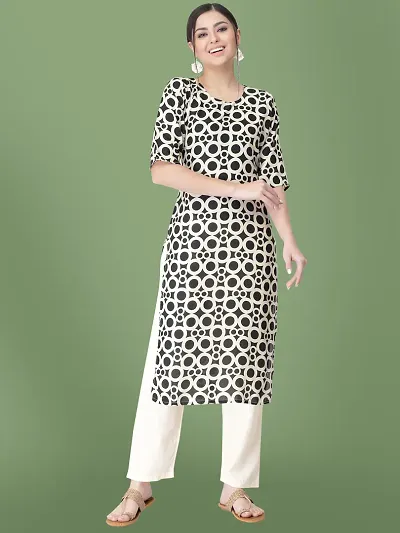 Authentic Crepe Printed Casual Kurtis