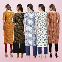 Women Stylish Crepe Printed Straight Kurta-thumb1