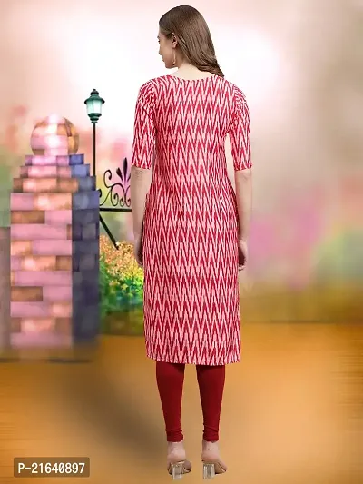 Fancy Crepe Printed Stitched Kurta For Women-thumb3