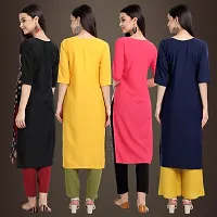 Fancy Crepe Kurtis for Women Pack Of 4-thumb1