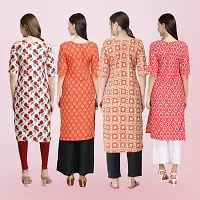 Women Stylish Crepe Printed Straight Kurta-thumb1