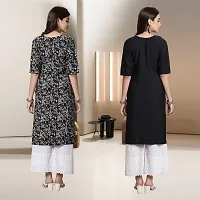 Fancy Rayon Kurtis For Women Pack Of 2-thumb1