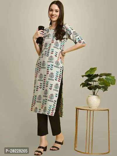 Stylish Crepe Printed Kurti For Women