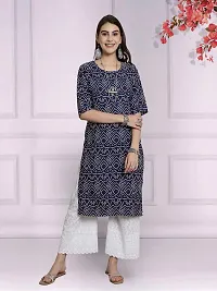 Attractive Multicoloured Printed Crepe Kurta Combo Of 2-thumb1