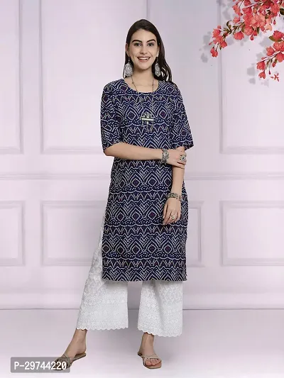 Attractive Multicoloured Printed Crepe Kurta Combo Of 2-thumb2