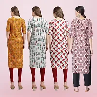 Women Stylish Crepe Printed Straight Kurta-thumb1