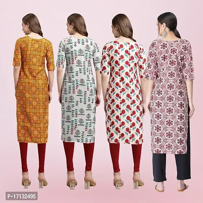 Women Stylish Crepe Printed Straight Kurta-thumb2