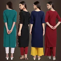 Fancy Crepe Kurtis for Women Pack Of 4-thumb1