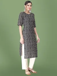 Stylish Crepe Printed Kurti For Women-thumb1