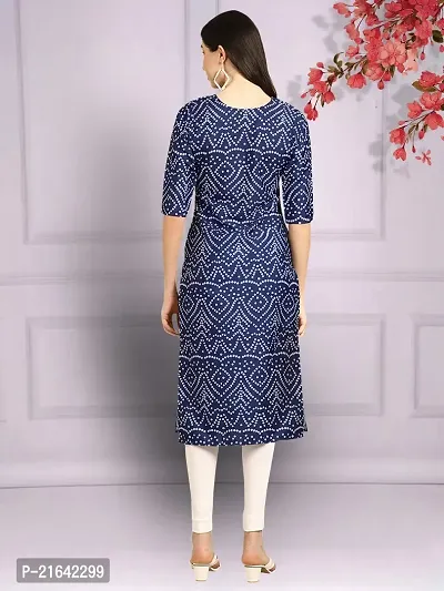 Stylish Crepe Stitched Kurta For Women-thumb3