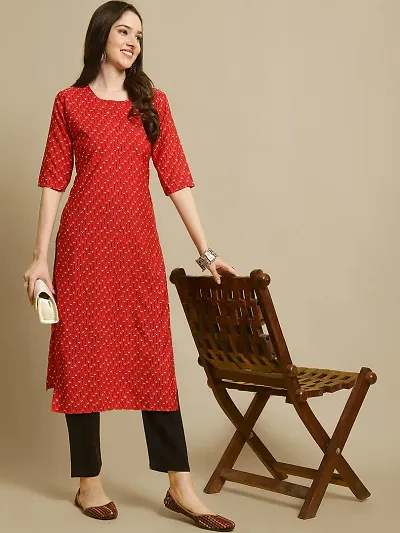 New In II American Crepe Kurta Set