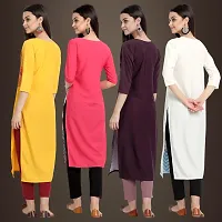 Fancy Crepe Kurtis for Women Pack Of 4-thumb1