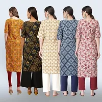 Women Stylish Crepe Printed Staright Kurta-thumb1