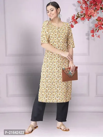 Stylish Crepe Stitched Kurta For Women