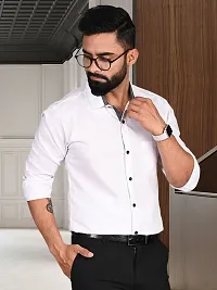Comfortable Multicoloured Cotton Long Sleeve Formal Shirt For Men-thumb2