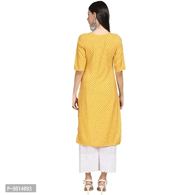 Women Crepe Digital Printed Straight Kurti  Pack of 6-thumb4