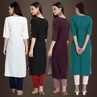 Fancy Crepe Kurtis for Women Pack Of 4-thumb1