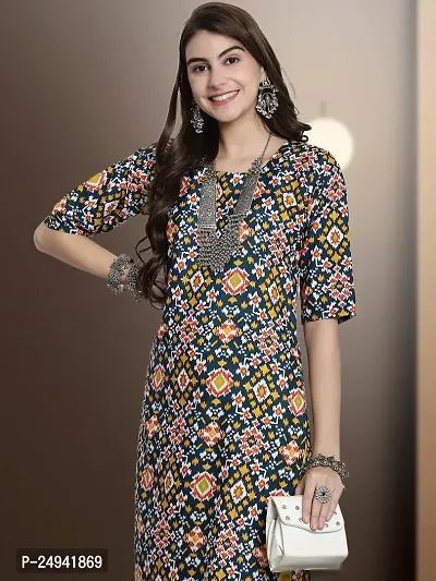 Stylish Fancy Designer Crepe Kurta For Women-thumb0