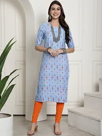 Fancy Crepe Printed Kurtas For Women Pack Of 6-thumb3