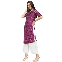 Straight Multicoloured Printed Crepe Kurta Pack Of 2-thumb1