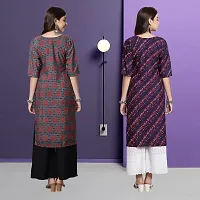 Fancy Crepe Kurtas For Women Pack Of 2-thumb1