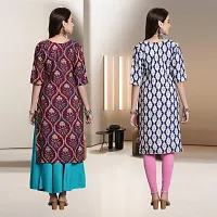 Fancy Rayon Kurtis For Women Pack Of 2-thumb1