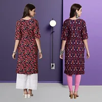 Fancy Crepe Kurtas For Women Pack Of 2-thumb1