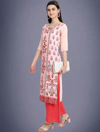 Trendy Crepe Straight Kurti