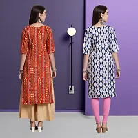 Fancy Crepe Kurtas For Women Pack Of 2-thumb1