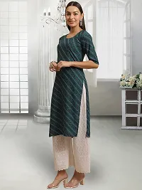 Stylish Blue Crepe Stitched Kurta For Women-thumb2