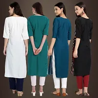 Fancy Crepe Kurtis for Women Pack Of 4-thumb1