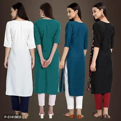 Fancy Crepe Kurtis for Women Pack Of 4-thumb2