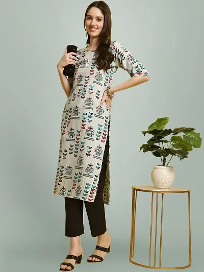 Fancy Crepe Printed Kurti