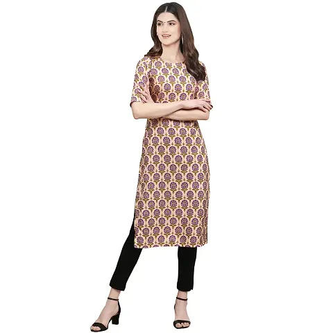 Stylish Crepe Printed Kurti