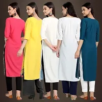 Fancy Crepe Kurtis For Women Pack Of 5-thumb1