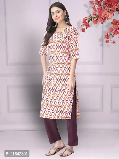 Stylish Crepe Stitched Kurta For Women-thumb2