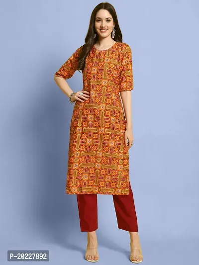 Amazing Crepe Printed Kurta Set For Women