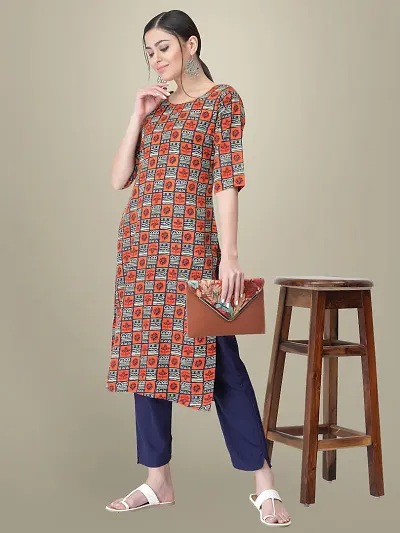 Fancy Crepe Printed Kurta