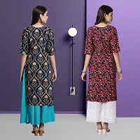 Fancy Crepe Kurtas For Women Pack Of 2-thumb1